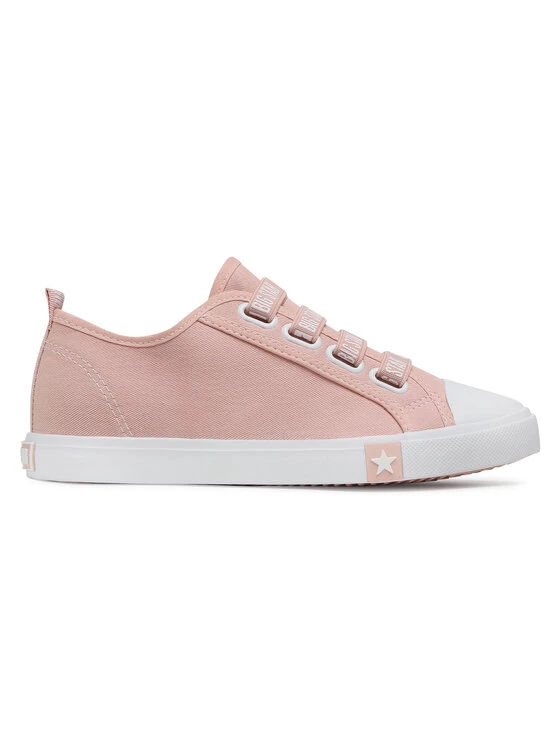 Big Star Shoes Γυναίκες Κοντά Sneakers Sneakers HH274096 Ροζ Ροζ 2 Big Star Shoes Γυναίκες Κοντά Sneakers Sneakers HH274096 Ροζ Ροζ - Image 2