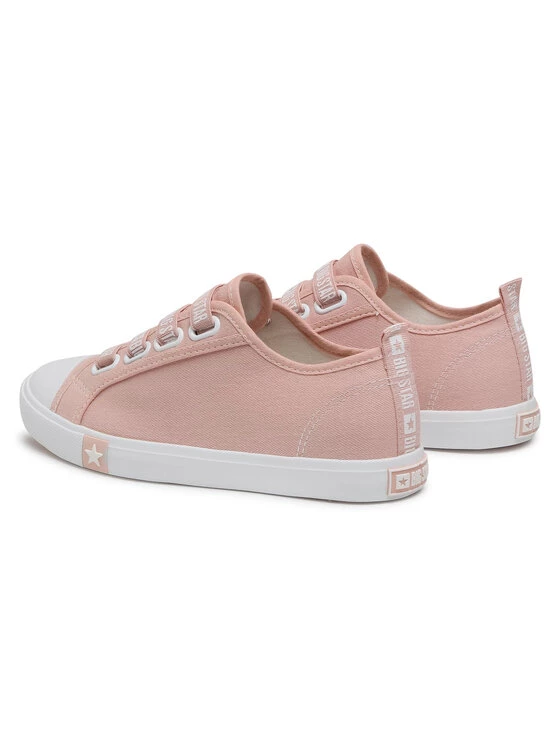 Big Star Shoes Γυναίκες Κοντά Sneakers Sneakers HH274096 Ροζ Ροζ 3 Big Star Shoes Γυναίκες Κοντά Sneakers Sneakers HH274096 Ροζ Ροζ - Image 3