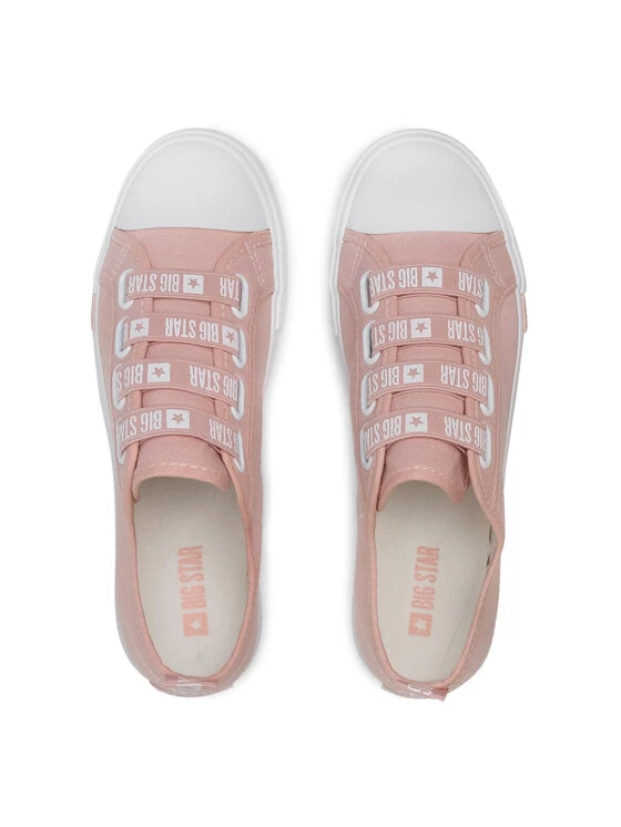 Big Star Shoes Γυναίκες Κοντά Sneakers Sneakers HH274096 Ροζ Ροζ 6 Big Star Shoes Γυναίκες Κοντά Sneakers Sneakers HH274096 Ροζ Ροζ - Image 6