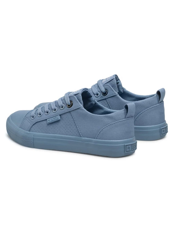 Big Star Shoes Γυναίκες Κοντά Sneakers Sneakers HH274019 Μπλε Μπλε 3 Big Star Shoes Γυναίκες Κοντά Sneakers Sneakers HH274019 Μπλε Μπλε - Image 3