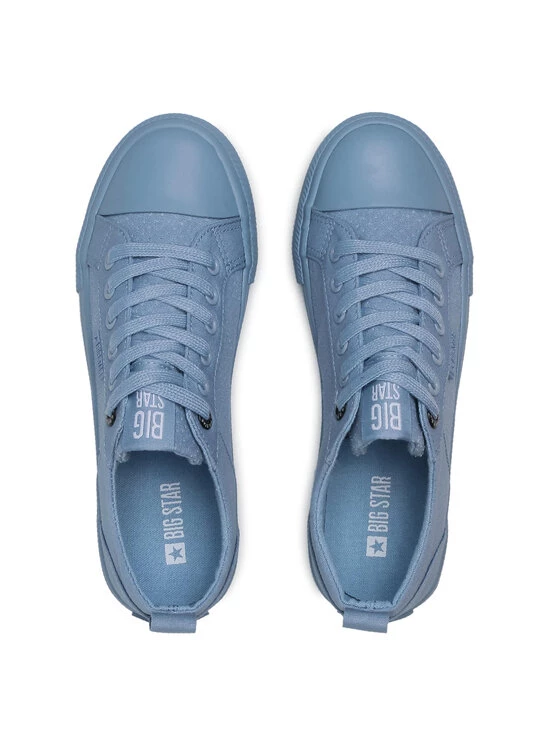 Big Star Shoes Γυναίκες Κοντά Sneakers Sneakers HH274019 Μπλε Μπλε 6 Big Star Shoes Γυναίκες Κοντά Sneakers Sneakers HH274019 Μπλε Μπλε - Image 6