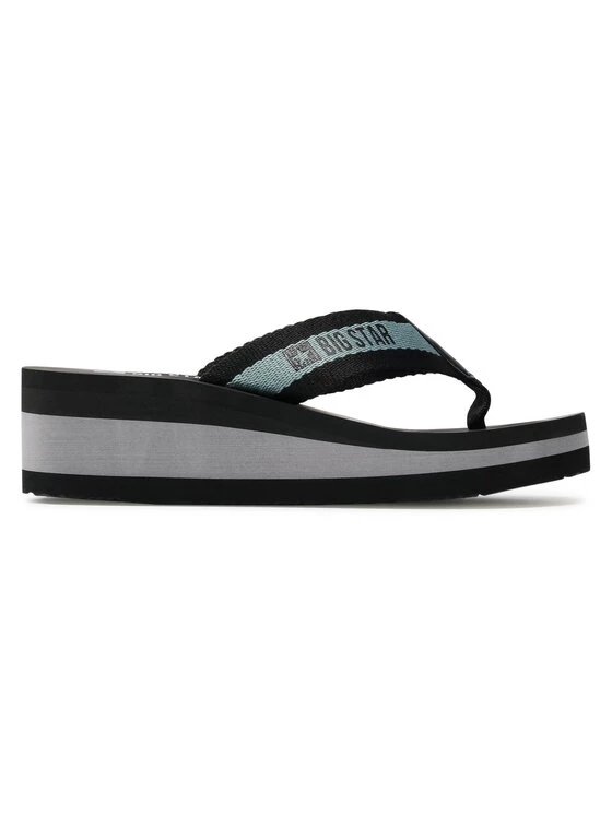 Big Star Shoes Γυναίκες Σαγιονάρες HH274A096 Μαύρο Μαύρο 2 Big Star Shoes Γυναίκες Σαγιονάρες HH274A096 Μαύρο Μαύρο - Image 2