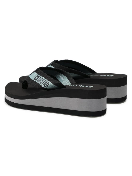 Big Star Shoes Γυναίκες Σαγιονάρες HH274A096 Μαύρο Μαύρο 3 Big Star Shoes Γυναίκες Σαγιονάρες HH274A096 Μαύρο Μαύρο - Image 3