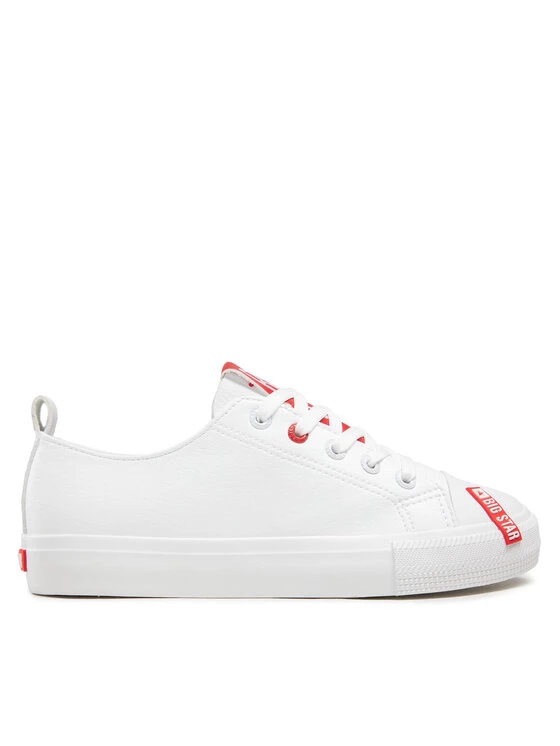 Big Star Shoes Γυναίκες Κλειστά Παπούτσια Sneakers EE274302 Λευκό Λευκό 2 Big Star Shoes Γυναίκες Κλειστά Παπούτσια Sneakers EE274302 Λευκό Λευκό - Image 2