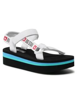 Big Star Shoes Γυναίκες Σανδάλια HH274A087 Λευκό Λευκό