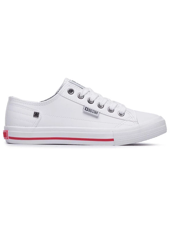 Big Star Shoes Γυναίκες Κλειστά Παπούτσια Sneakers HH274269 Λευκό Λευκό 2 Big Star Shoes Γυναίκες Κλειστά Παπούτσια Sneakers HH274269 Λευκό Λευκό - Image 2