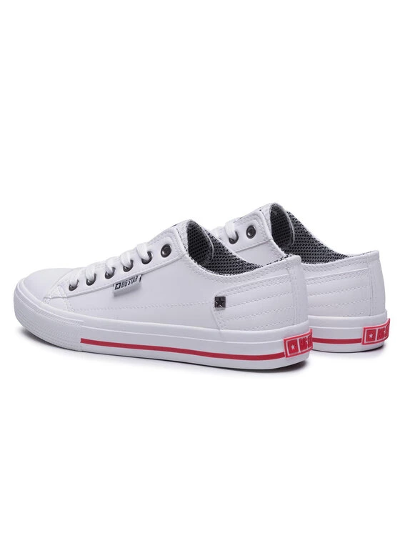 Big Star Shoes Γυναίκες Κλειστά Παπούτσια Sneakers HH274269 Λευκό Λευκό 3 Big Star Shoes Γυναίκες Κλειστά Παπούτσια Sneakers HH274269 Λευκό Λευκό - Image 3