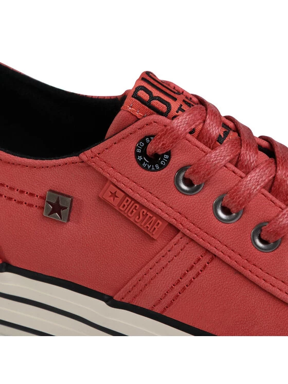 Big Star Shoes Γυναίκες Κλειστά Παπούτσια Πάνινα παπούτσια GG274141 Κόκκινο Κόκκινο 6 Big Star Shoes Γυναίκες Κλειστά Παπούτσια Πάνινα παπούτσια GG274141 Κόκκινο Κόκκινο - Image 6