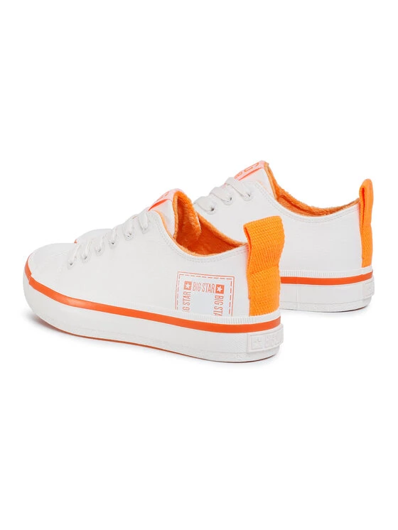 Big Star Shoes Γυναίκες Κλειστά Παπούτσια Πάνινα παπούτσια GG274084 Λευκό Λευκό 2 Big Star Shoes Γυναίκες Κλειστά Παπούτσια Πάνινα παπούτσια GG274084 Λευκό Λευκό - Image 2