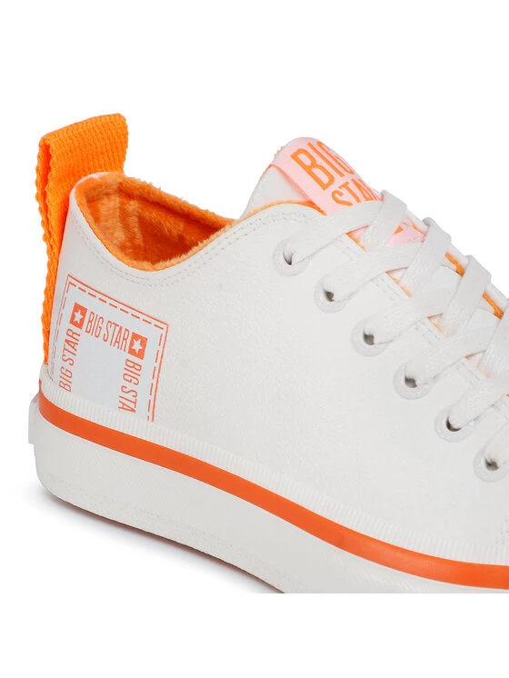 Big Star Shoes Γυναίκες Κλειστά Παπούτσια Πάνινα παπούτσια GG274084 Λευκό Λευκό 3 Big Star Shoes Γυναίκες Κλειστά Παπούτσια Πάνινα παπούτσια GG274084 Λευκό Λευκό - Image 3