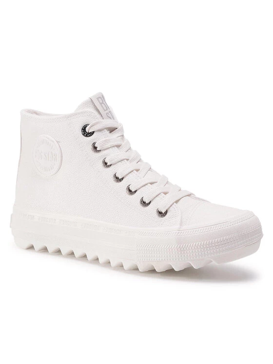 Big Star Shoes Γυναίκες Κλειστά Παπούτσια Sneakers GG274108 Λευκό Λευκό 1 Big Star Shoes Γυναίκες Κλειστά Παπούτσια Sneakers GG274108 Λευκό Λευκό