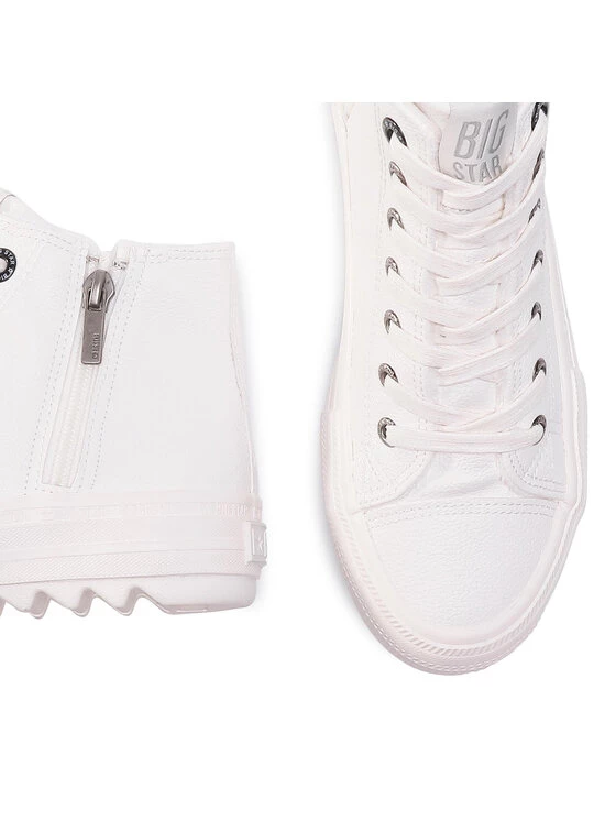 Big Star Shoes Γυναίκες Κλειστά Παπούτσια Sneakers GG274108 Λευκό Λευκό 5 Big Star Shoes Γυναίκες Κλειστά Παπούτσια Sneakers GG274108 Λευκό Λευκό - Image 5