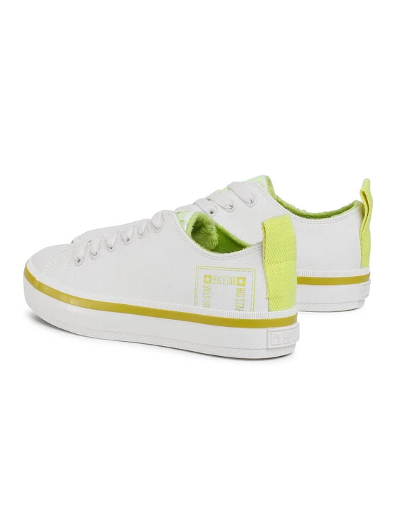 Big Star Shoes Γυναίκες Κλειστά Παπούτσια Πάνινα παπούτσια GG274085 Λευκό Λευκό 2 Big Star Shoes Γυναίκες Κλειστά Παπούτσια Πάνινα παπούτσια GG274085 Λευκό Λευκό - Image 2