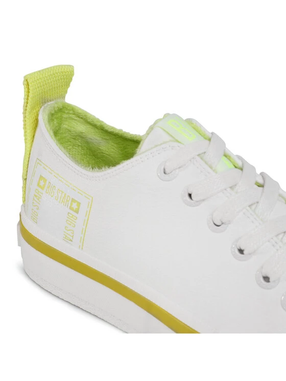 Big Star Shoes Γυναίκες Κλειστά Παπούτσια Πάνινα παπούτσια GG274085 Λευκό Λευκό 3 Big Star Shoes Γυναίκες Κλειστά Παπούτσια Πάνινα παπούτσια GG274085 Λευκό Λευκό - Image 3