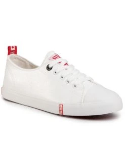 Big Star Shoes Γυναίκες Κλειστά Παπούτσια Sneakers GG274005 Λευκό Λευκό