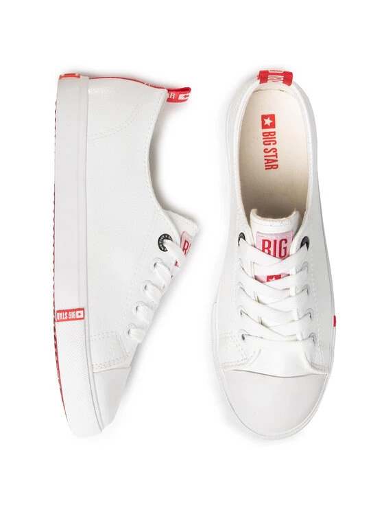 Big Star Shoes Γυναίκες Κλειστά Παπούτσια Sneakers GG274005 Λευκό Λευκό 5 Big Star Shoes Γυναίκες Κλειστά Παπούτσια Sneakers GG274005 Λευκό Λευκό - Image 5