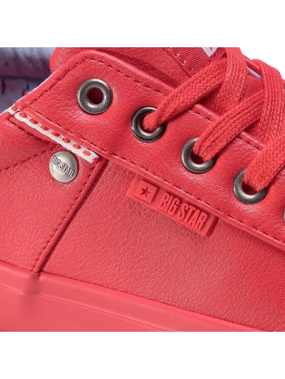 Big Star Shoes Γυναίκες Κλειστά Παπούτσια Πάνινα παπούτσια GG274062 Κόκκινο Κόκκινο 6 Big Star Shoes Γυναίκες Κλειστά Παπούτσια Πάνινα παπούτσια GG274062 Κόκκινο Κόκκινο - Image 6