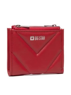 Big Star Shoes Γυναίκες Πορτοφόλια Μικρό Πορτοφόλι Γυναικείο JJ674059 Κόκκινο Κόκκινο