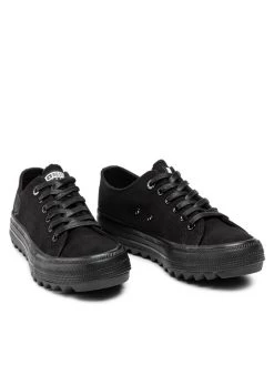 Big Star Shoes Γυναίκες Sneakers Πάνινα παπούτσια FF274248 Μαύρο Μαύρο -Big Star Shoes Sales Store unnamed file 2253