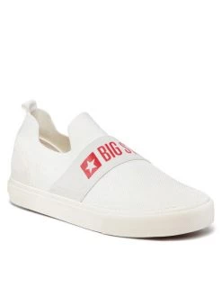 Big Star Shoes Γυναίκες Sneakers Πάνινα παπούτσια FF274219 Λευκό Λευκό
