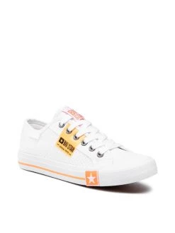 Big Star Shoes Γυναίκες Κλειστά Παπούτσια Sneakers FF274035 Λευκό Λευκό