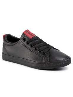 Big Star Shoes Γυναίκες Κλειστά Παπούτσια Πάνινα παπούτσια DD274687 906 Μαύρο Μαύρο