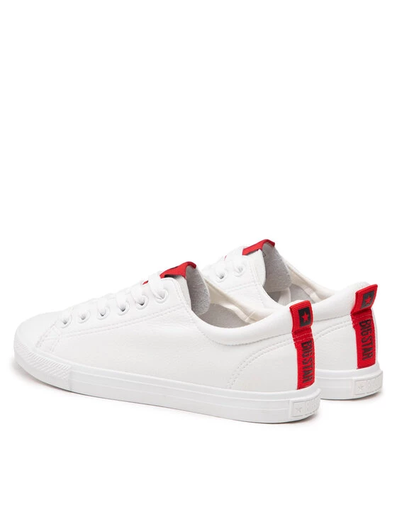 Big Star Shoes Γυναίκες Κλειστά Παπούτσια Πάνινα παπούτσια DD274685 101 Λευκό Λευκό 3 Big Star Shoes Γυναίκες Κλειστά Παπούτσια Πάνινα παπούτσια DD274685 101 Λευκό Λευκό - Image 3