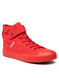 Big Star Shoes Γυναίκες Κλειστά Παπούτσια Sneakers FF274580 Κόκκινο Κόκκινο
