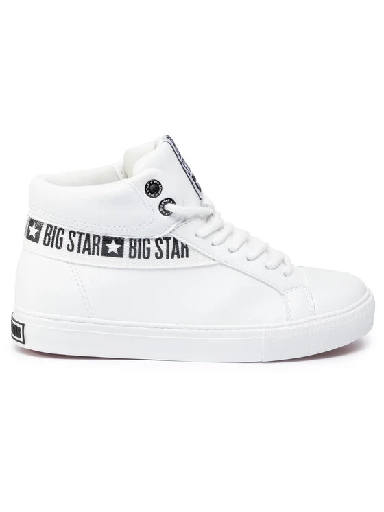 Big Star Shoes Γυναίκες Κλειστά Παπούτσια Sneakers EE274356 Λευκό Λευκό 2 Big Star Shoes Γυναίκες Κλειστά Παπούτσια Sneakers EE274356 Λευκό Λευκό - Image 2