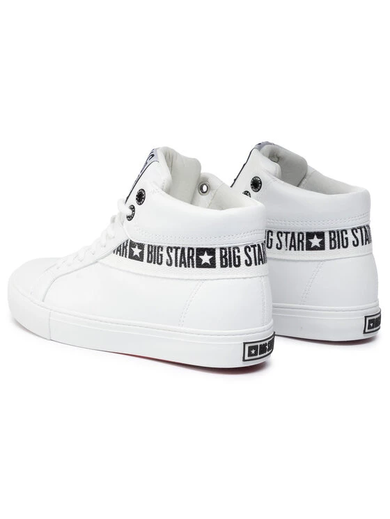 Big Star Shoes Γυναίκες Κλειστά Παπούτσια Sneakers EE274356 Λευκό Λευκό 3 Big Star Shoes Γυναίκες Κλειστά Παπούτσια Sneakers EE274356 Λευκό Λευκό - Image 3