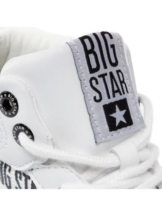 Big Star Shoes Γυναίκες Κλειστά Παπούτσια Sneakers EE274356 Λευκό Λευκό 6 Big Star Shoes Γυναίκες Κλειστά Παπούτσια Sneakers EE274356 Λευκό Λευκό - Image 6