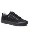 Big Star Shoes Γυναίκες Sneakers Πάνινα παπούτσια AA274513 Μαύρο Μαύρο