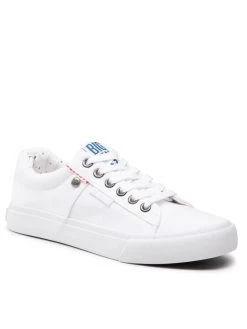 Big Star Shoes Γυναίκες Sneakers Πάνινα παπούτσια AA274511 Λευκό Λευκό