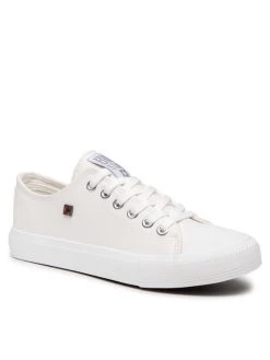 Big Star Shoes Γυναίκες Κλειστά Παπούτσια Sneakers V274869 Λευκό Λευκό