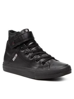 Big Star Shoes Γυναίκες Κλειστά Παπούτσια Sneakers V274542 Μαύρο Μαύρο