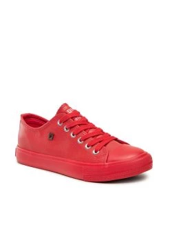 Big Star Shoes Γυναίκες Κλειστά Παπούτσια Sneakers V274872 Κόκκινο Κόκκινο