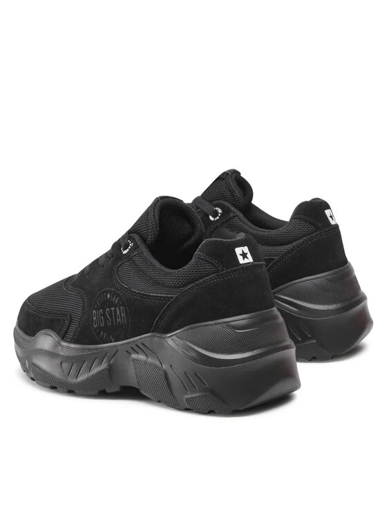 Big Star Shoes Γυναίκες Αθλητικά JJ274A113 Μαύρο Μαύρο 3 Big Star Shoes Γυναίκες Αθλητικά JJ274A113 Μαύρο Μαύρο - Image 3