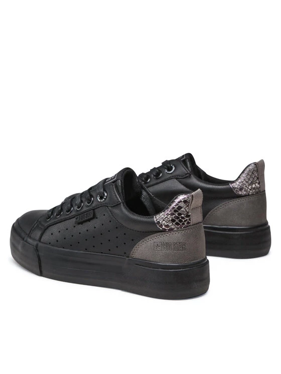 Big Star Shoes Γυναίκες Αθλητικά JJ274538 Μαύρο Μαύρο 3 Big Star Shoes Γυναίκες Αθλητικά JJ274538 Μαύρο Μαύρο - Image 3