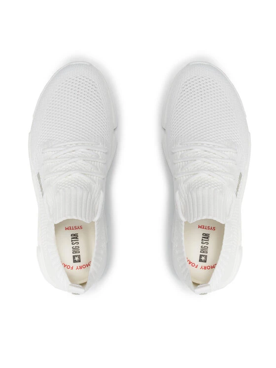Big Star Shoes Γυναίκες Αθλητικά JJ274268 Λευκό Λευκό 6 Big Star Shoes Γυναίκες Αθλητικά JJ274268 Λευκό Λευκό - Image 6