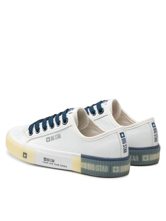 Big Star Shoes Γυναίκες Κλειστά Παπούτσια Sneakers II274132 Λευκό Λευκό 3 Big Star Shoes Γυναίκες Κλειστά Παπούτσια Sneakers II274132 Λευκό Λευκό - Image 3