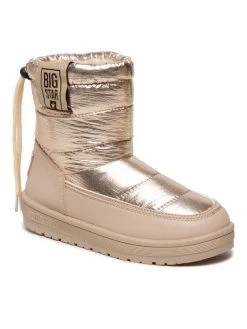 Big Star Shoes Γυναίκες Μπότες Χιονιού II274121 Μπεζ Μπεζ