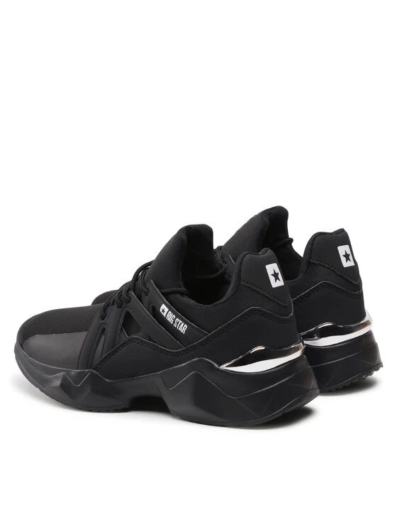 Big Star Shoes Γυναίκες Αθλητικά EE274458 Μαύρο Μαύρο 3 Big Star Shoes Γυναίκες Αθλητικά EE274458 Μαύρο Μαύρο - Image 3