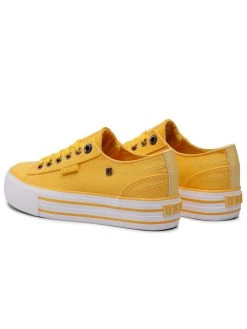 Big Star Shoes Γυναίκες Κοντά Sneakers Πάνινα παπούτσια HH274055 Κίτρινο Κίτρινο -Big Star Shoes Sales Store unnamed file 3379