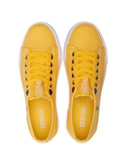 Big Star Shoes Γυναίκες Κοντά Sneakers Πάνινα παπούτσια HH274055 Κίτρινο Κίτρινο -Big Star Shoes Sales Store unnamed file 3382