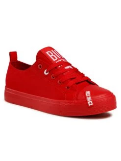 Big Star Shoes Γυναίκες Κοντά Sneakers Sneakers HH274677 Κόκκινο Κόκκινο