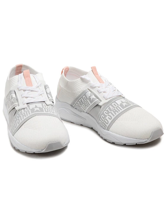 Big Star Shoes Γυναίκες Κοντά Αθλητικά Αθλητικά HH274355 Λευκό Λευκό 5 Big Star Shoes Γυναίκες Κοντά Αθλητικά Αθλητικά HH274355 Λευκό Λευκό - Image 5