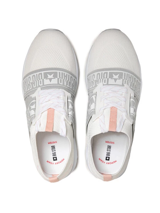 Big Star Shoes Γυναίκες Κοντά Αθλητικά Αθλητικά HH274355 Λευκό Λευκό 6 Big Star Shoes Γυναίκες Κοντά Αθλητικά Αθλητικά HH274355 Λευκό Λευκό - Image 6