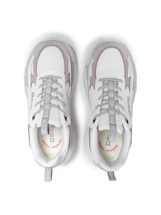 Big Star Shoes Γυναίκες Κλειστά Παπούτσια Αθλητικά HH274255 Λευκό Λευκό 6 Big Star Shoes Γυναίκες Κλειστά Παπούτσια Αθλητικά HH274255 Λευκό Λευκό - Image 6