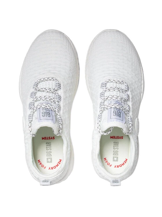 Big Star Shoes Γυναίκες Κοντά Αθλητικά Αθλητικά HH274296 Λευκό Λευκό 6 Big Star Shoes Γυναίκες Κοντά Αθλητικά Αθλητικά HH274296 Λευκό Λευκό - Image 6