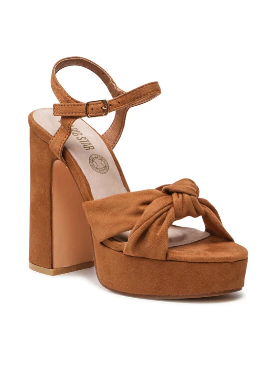 Big Star Shoes Γυναίκες Σανδάλια JJ274533 Καφέ Καφέ 1 Big Star Shoes Γυναίκες Σανδάλια JJ274533 Καφέ Καφέ